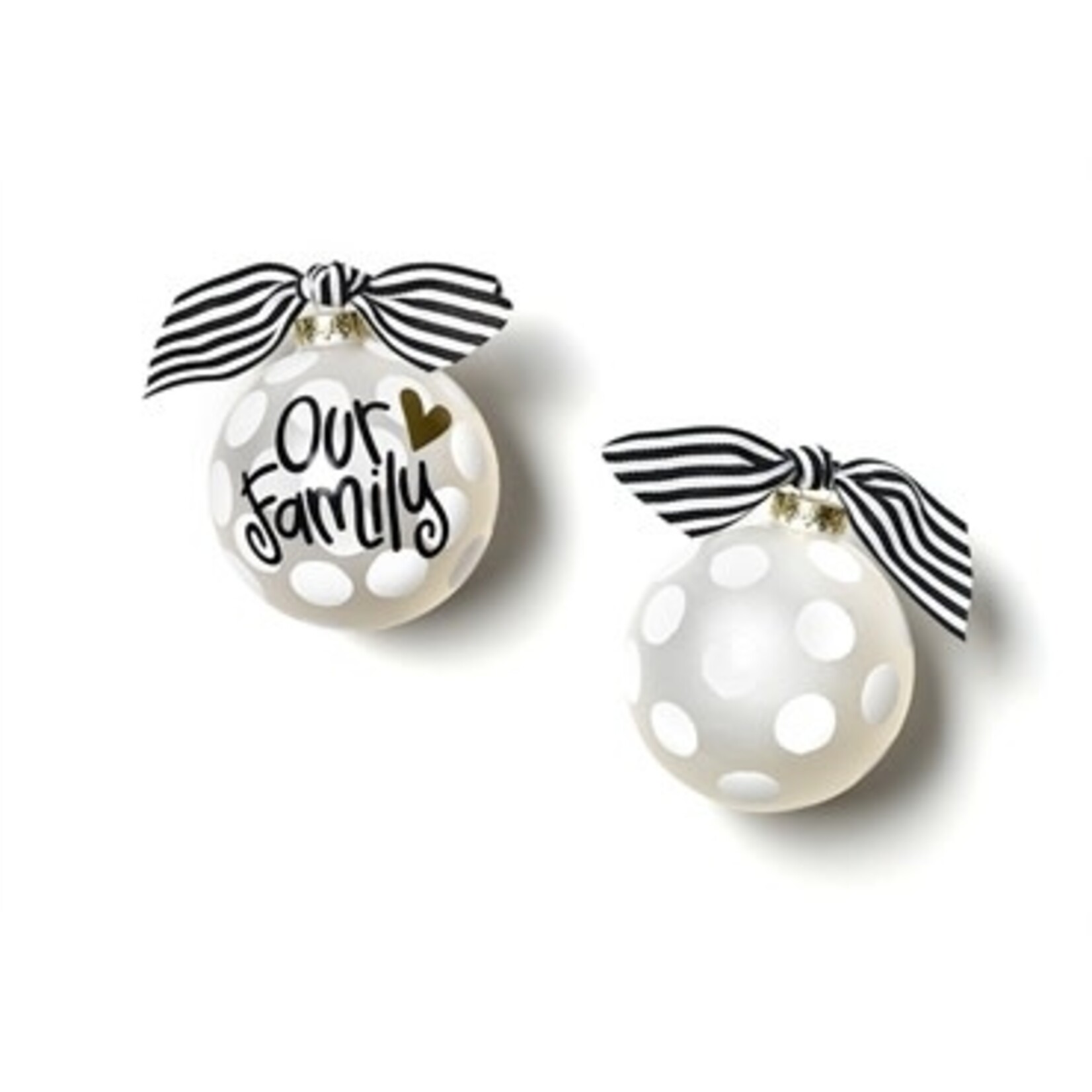 coton colors our family glass ornament