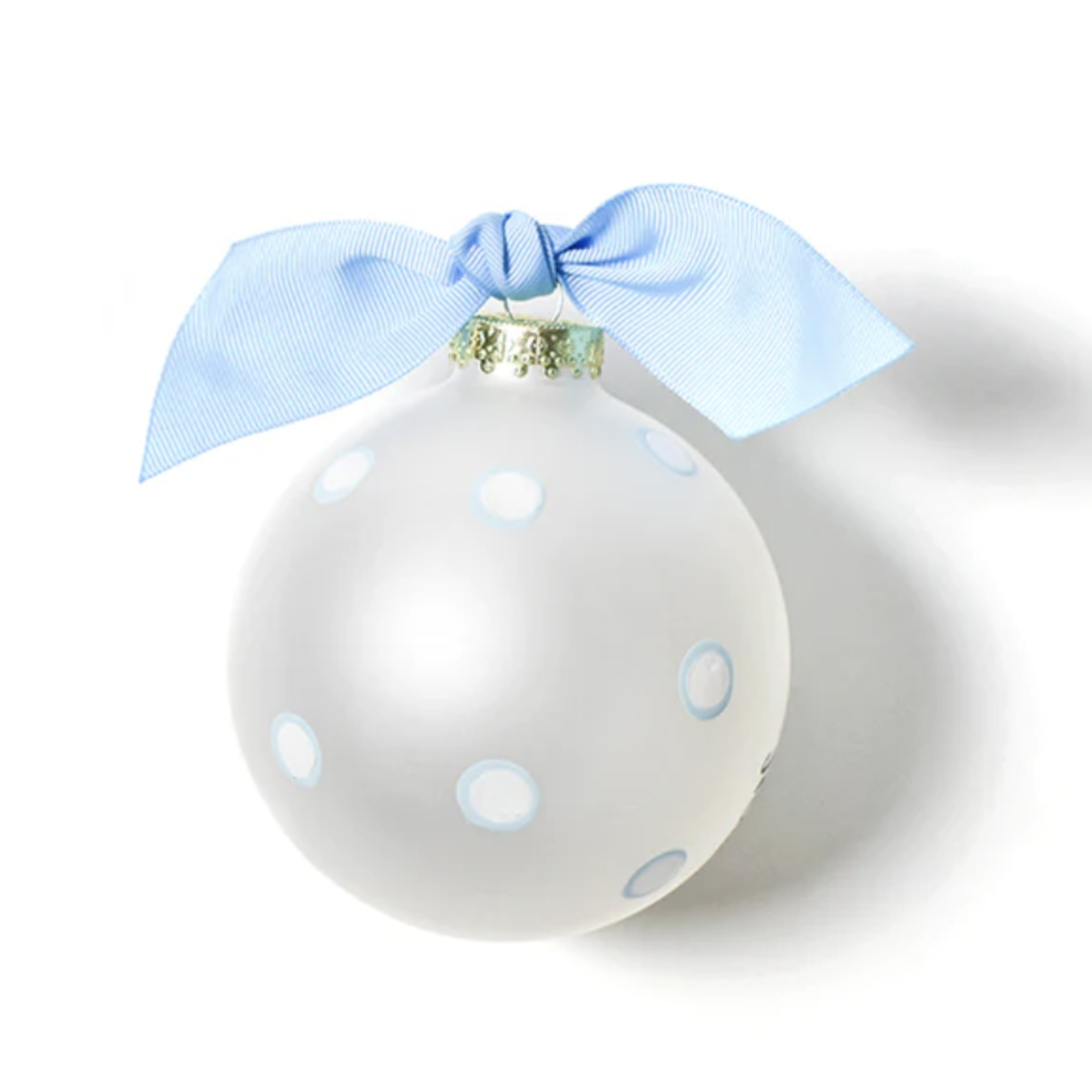 coton colors my first christmas snowman boy glass ornament