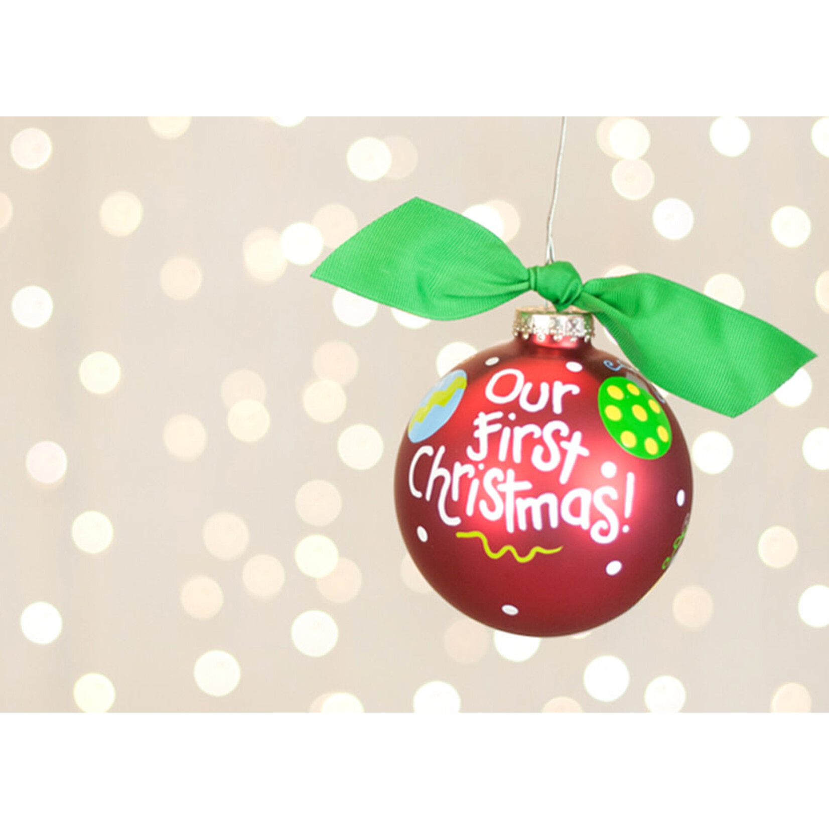 coton colors our first christmas glass ornament