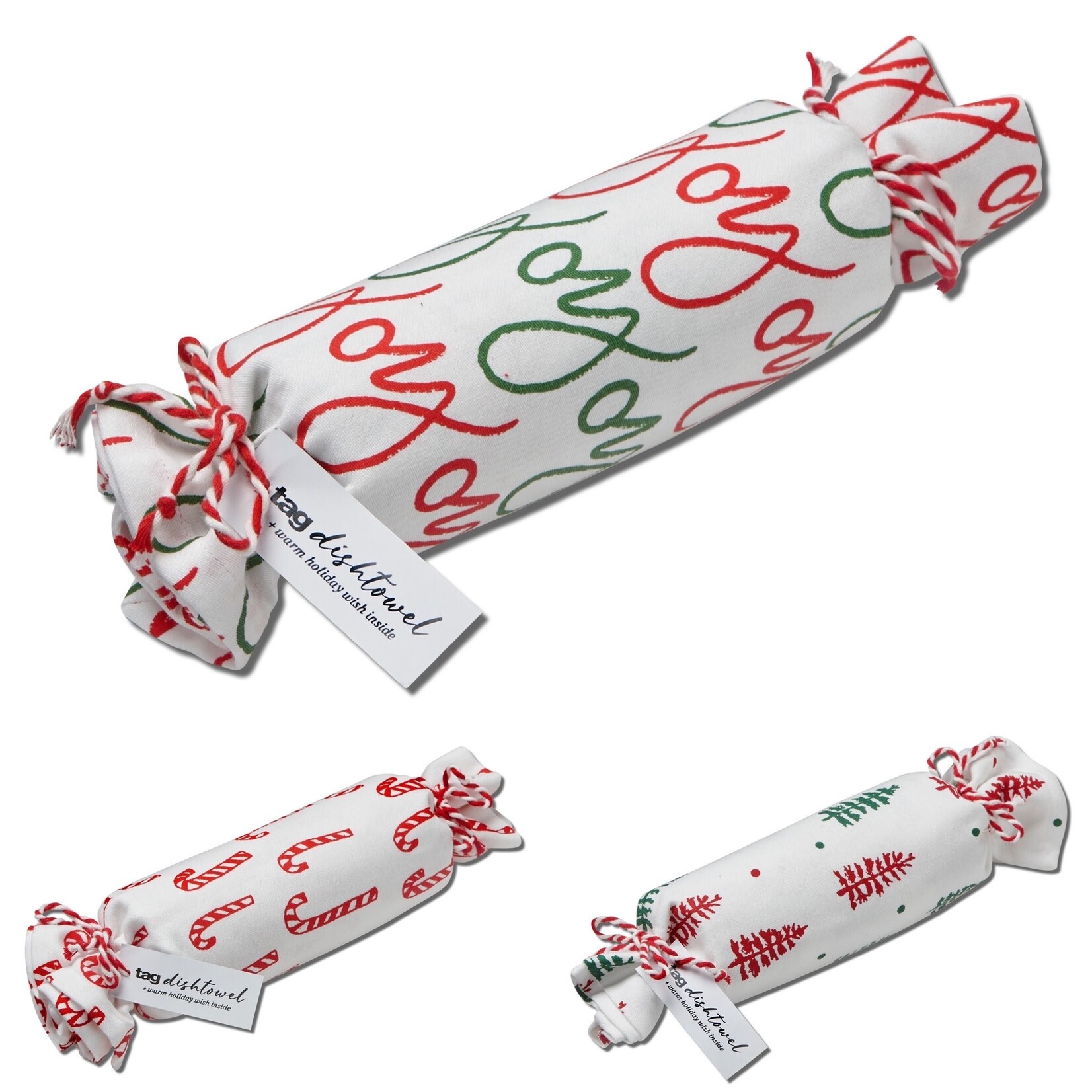 m. lynne designs cracker dishtowel