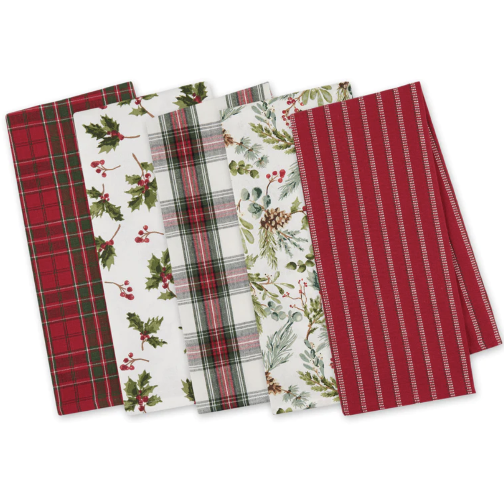 m. lynne designs holiday heritage dishtowel