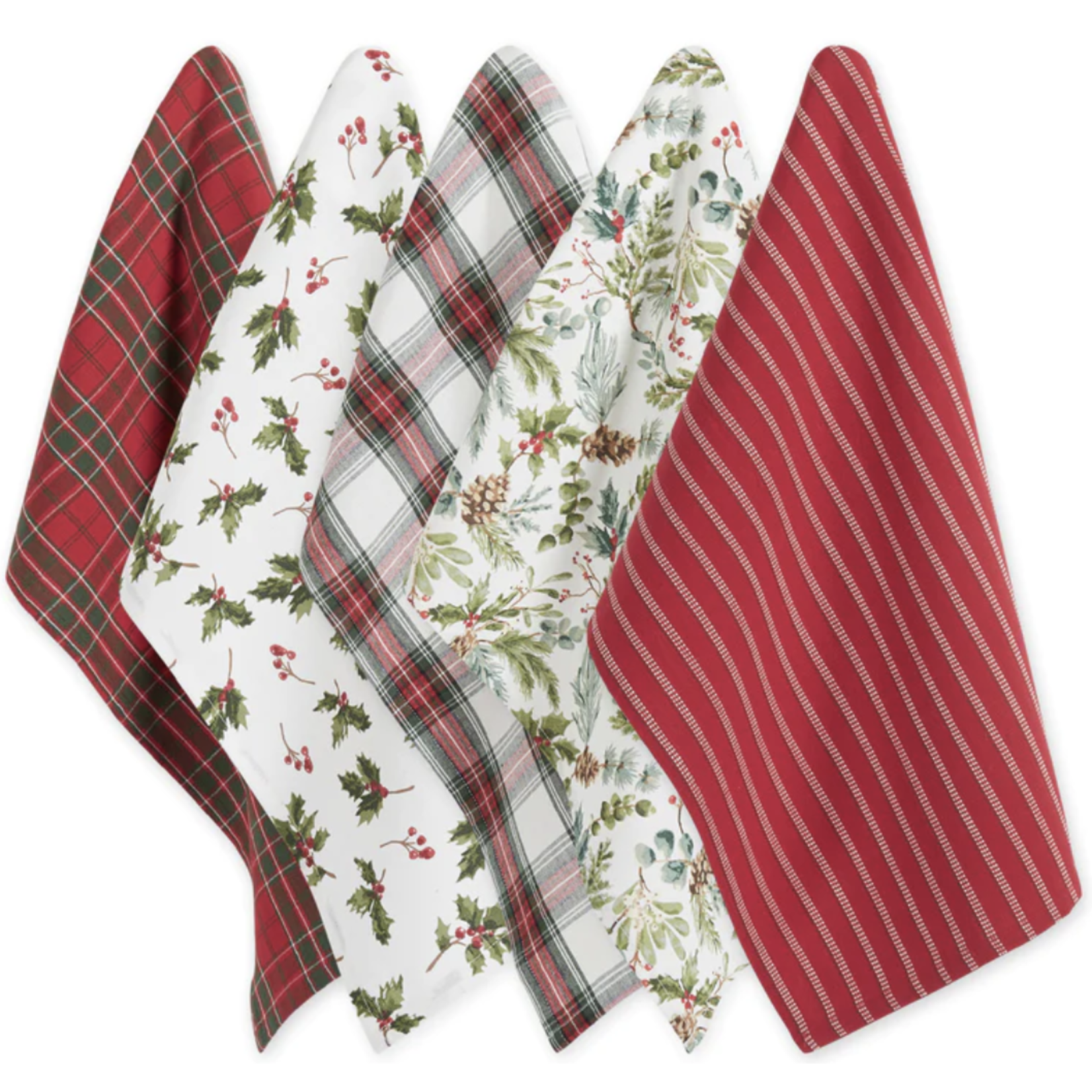 m. lynne designs holiday heritage dishtowel