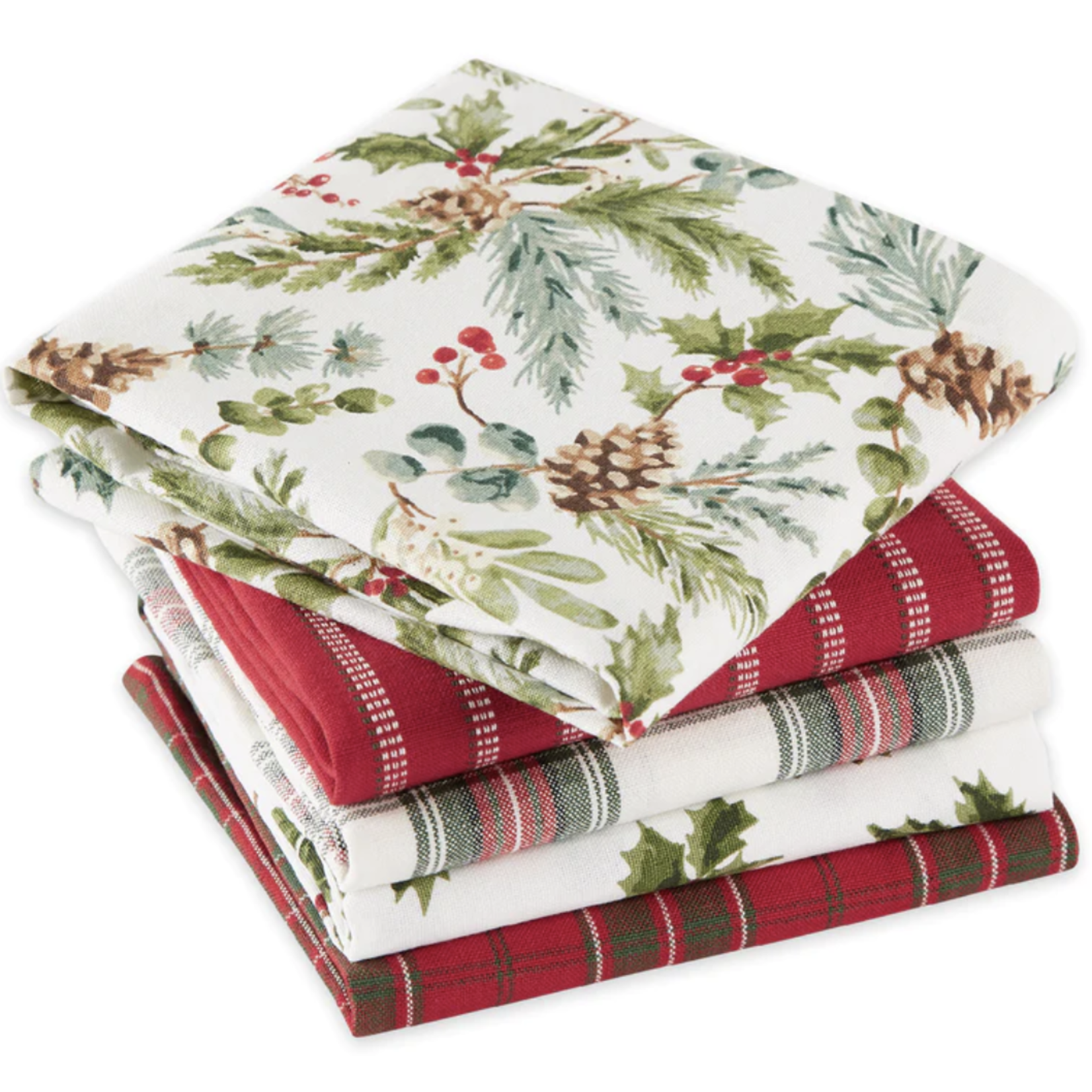 m. lynne designs holiday heritage dishtowel