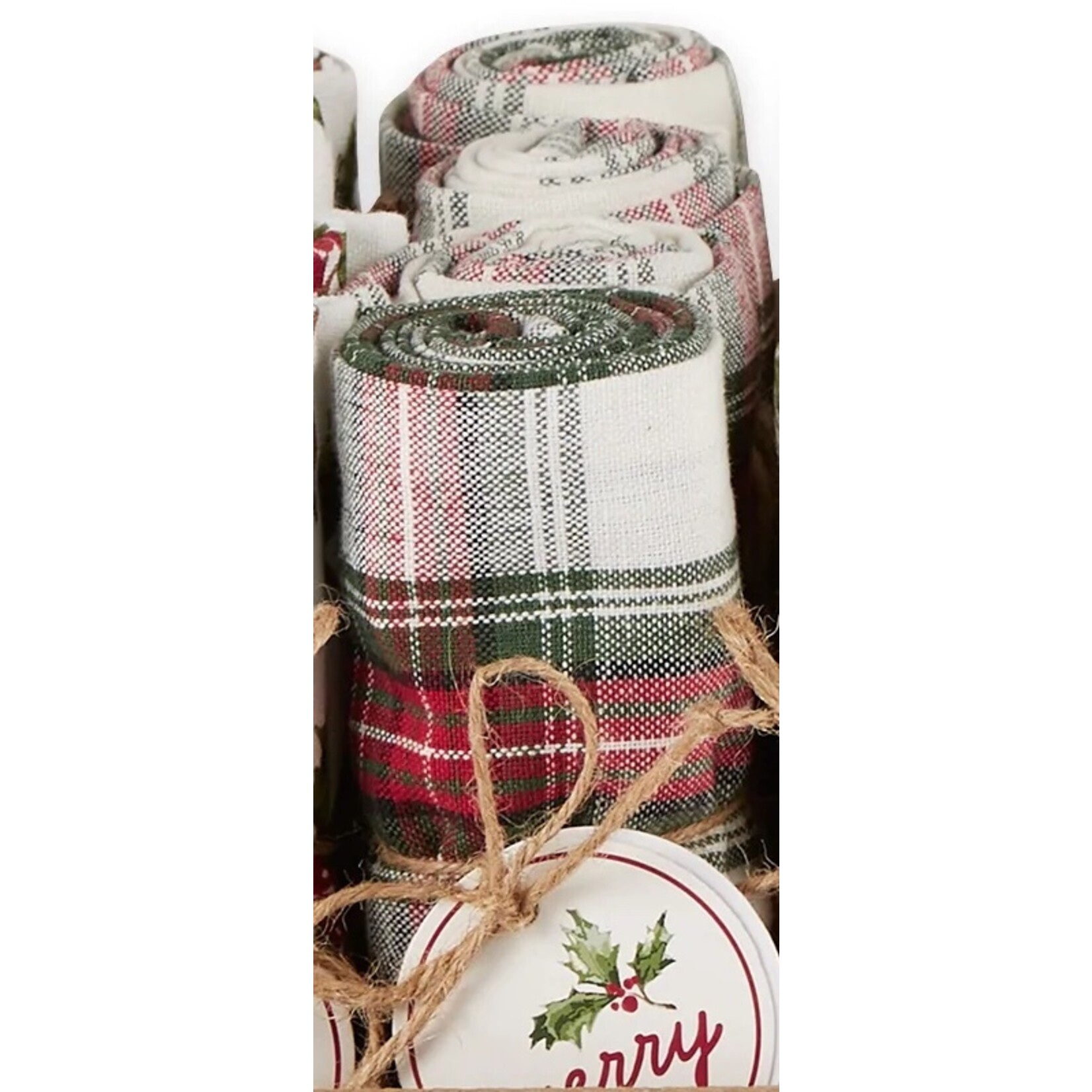 m. lynne designs holiday heritage dishtowel