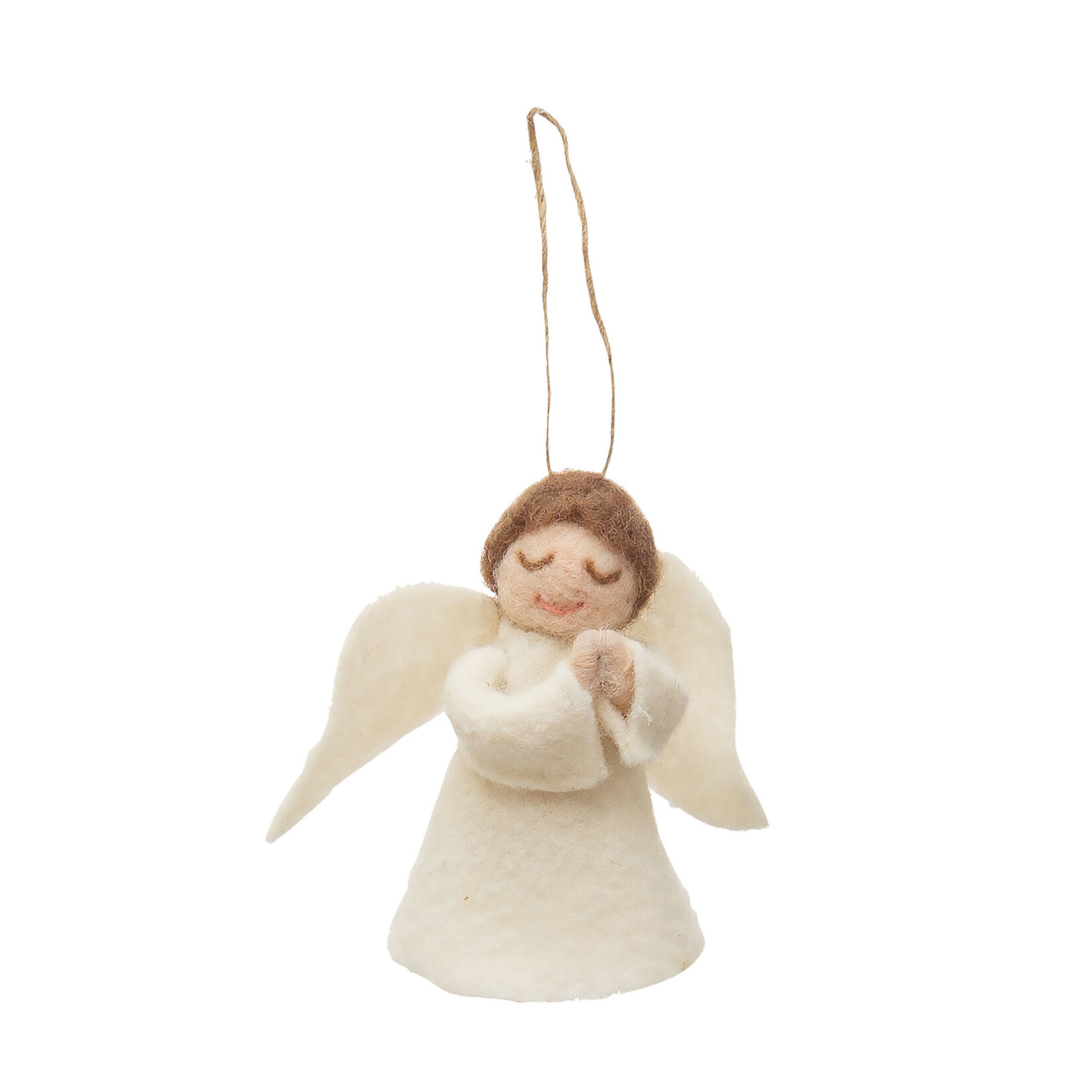 m. lynne designs felt angel ornament