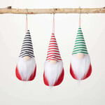 m. lynne designs gnome ornament with striped hat
