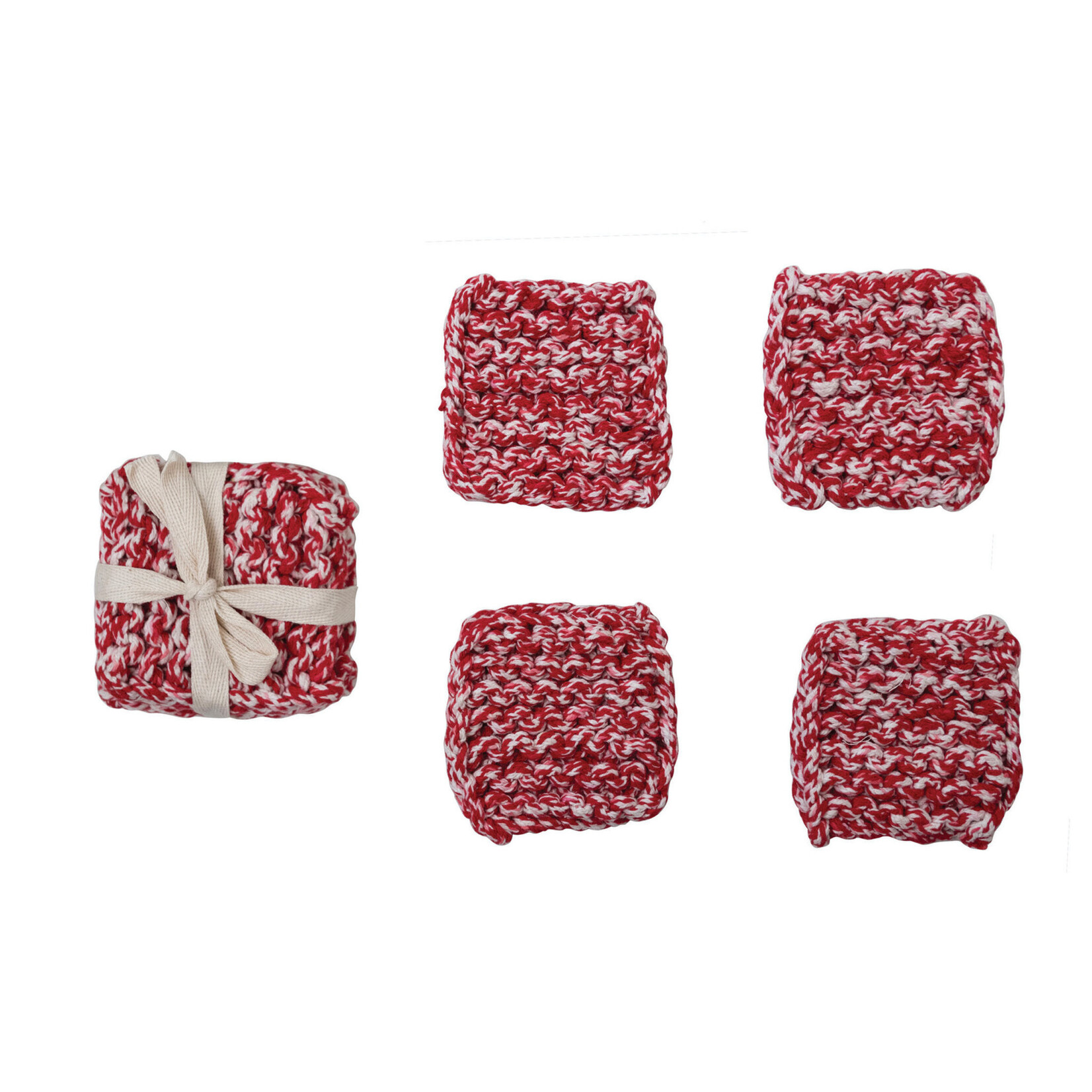 m. lynne designs melange cotton coasters