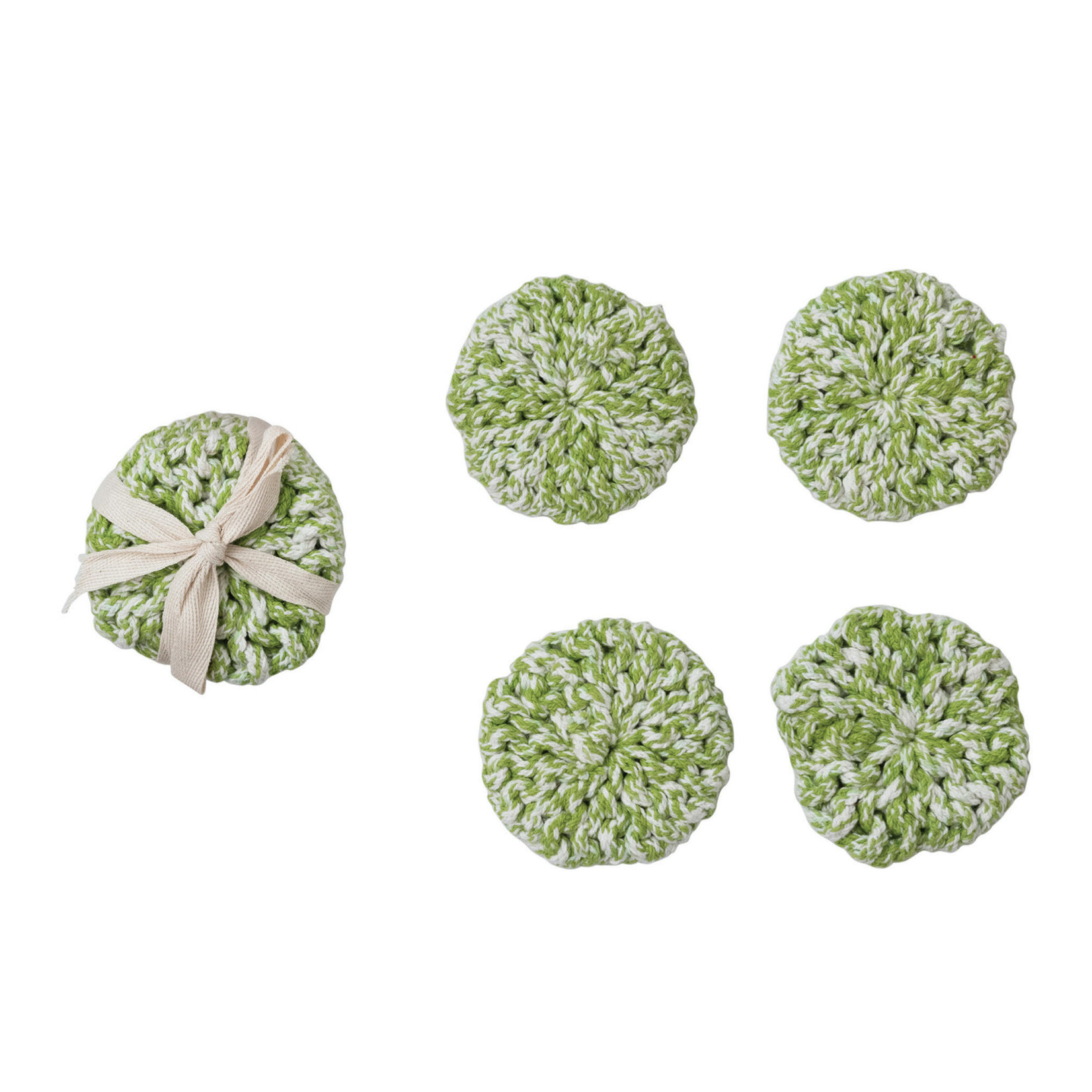 m. lynne designs melange cotton coasters