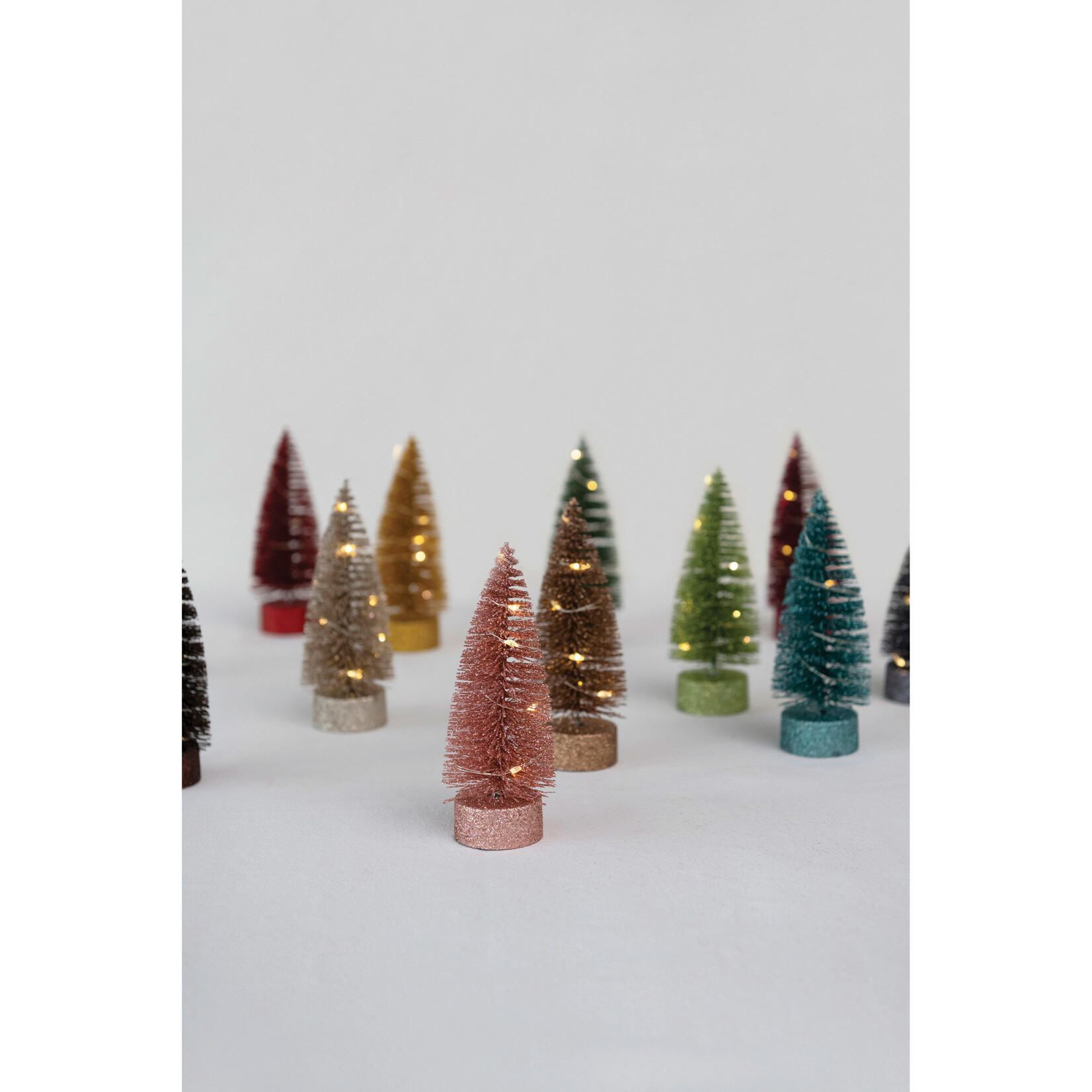 bottlebrush tree with LED