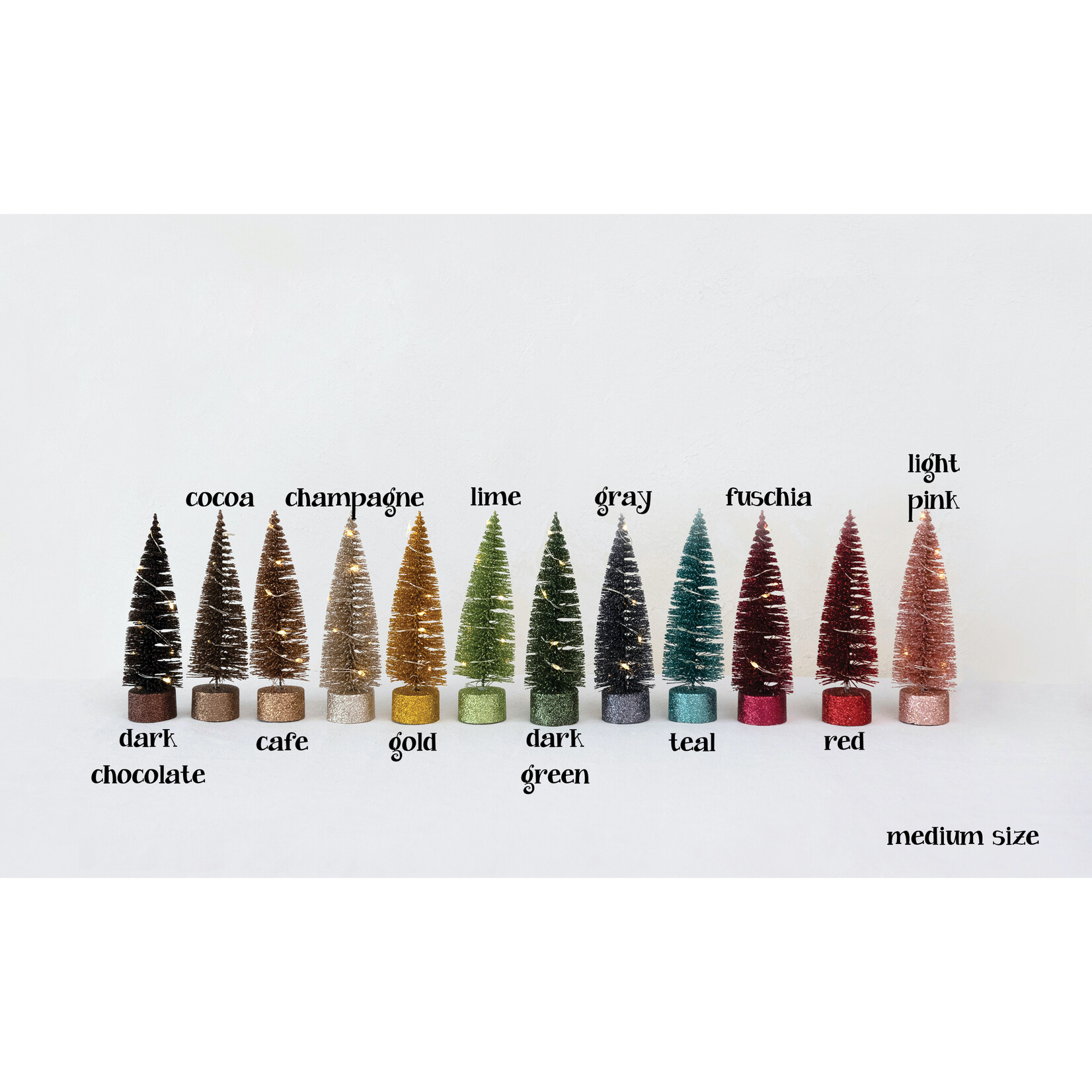 bottlebrush tree with LED