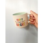 m. lynne designs holiday merry & bright mug