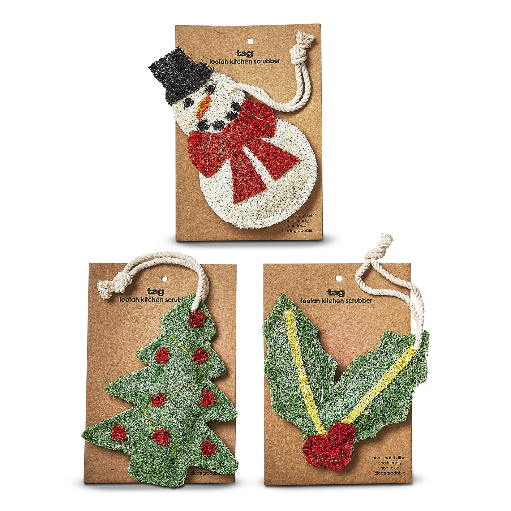 m. lynne designs christmas loofah