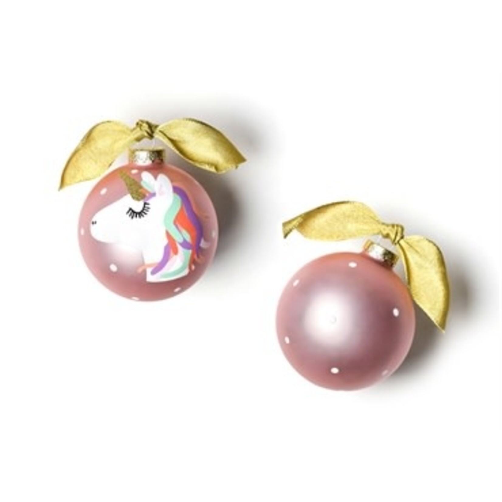 coton colors unicorn glass ornament