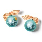 coton colors you are my sunshine glass ornament