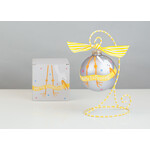 coton colors stork we're expecting glass ornament