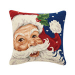 m. lynne designs classic santa hook pillow
