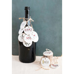 m. lynne designs stoneware tag ornament