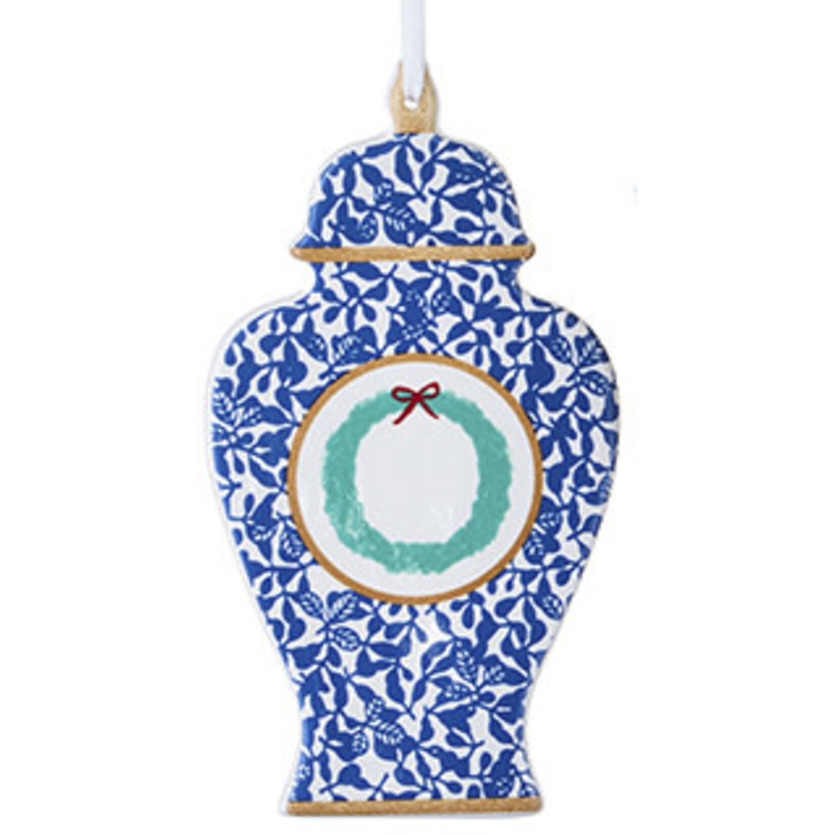 m. lynne designs ginger jar cutout ornament
