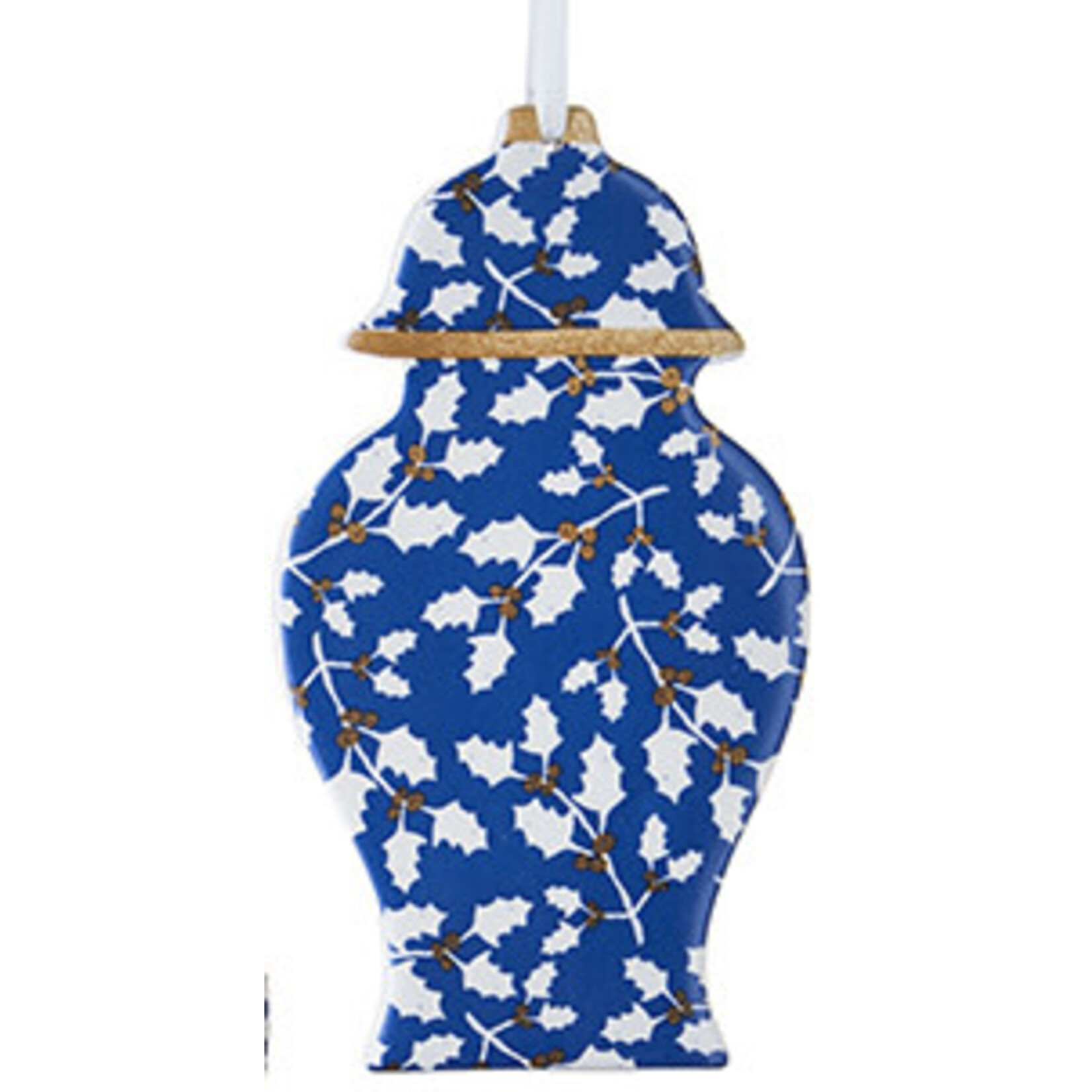 m. lynne designs ginger jar cutout ornament