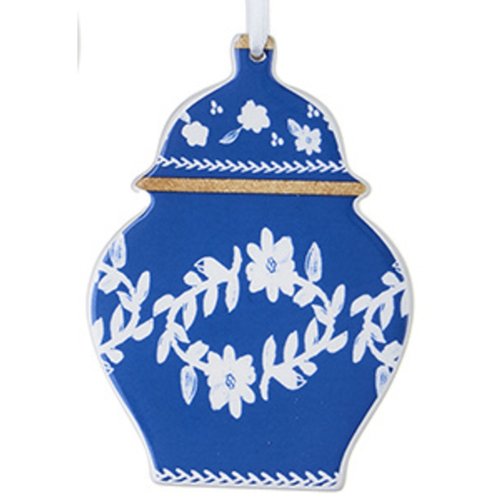 m. lynne designs ginger jar cutout ornament