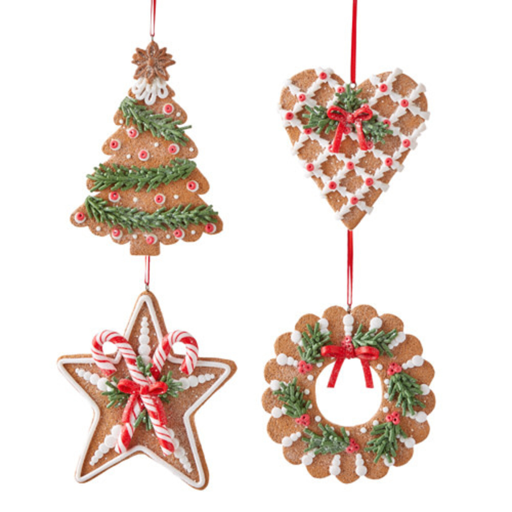 m. lynne designs holiday gingerbread ornament