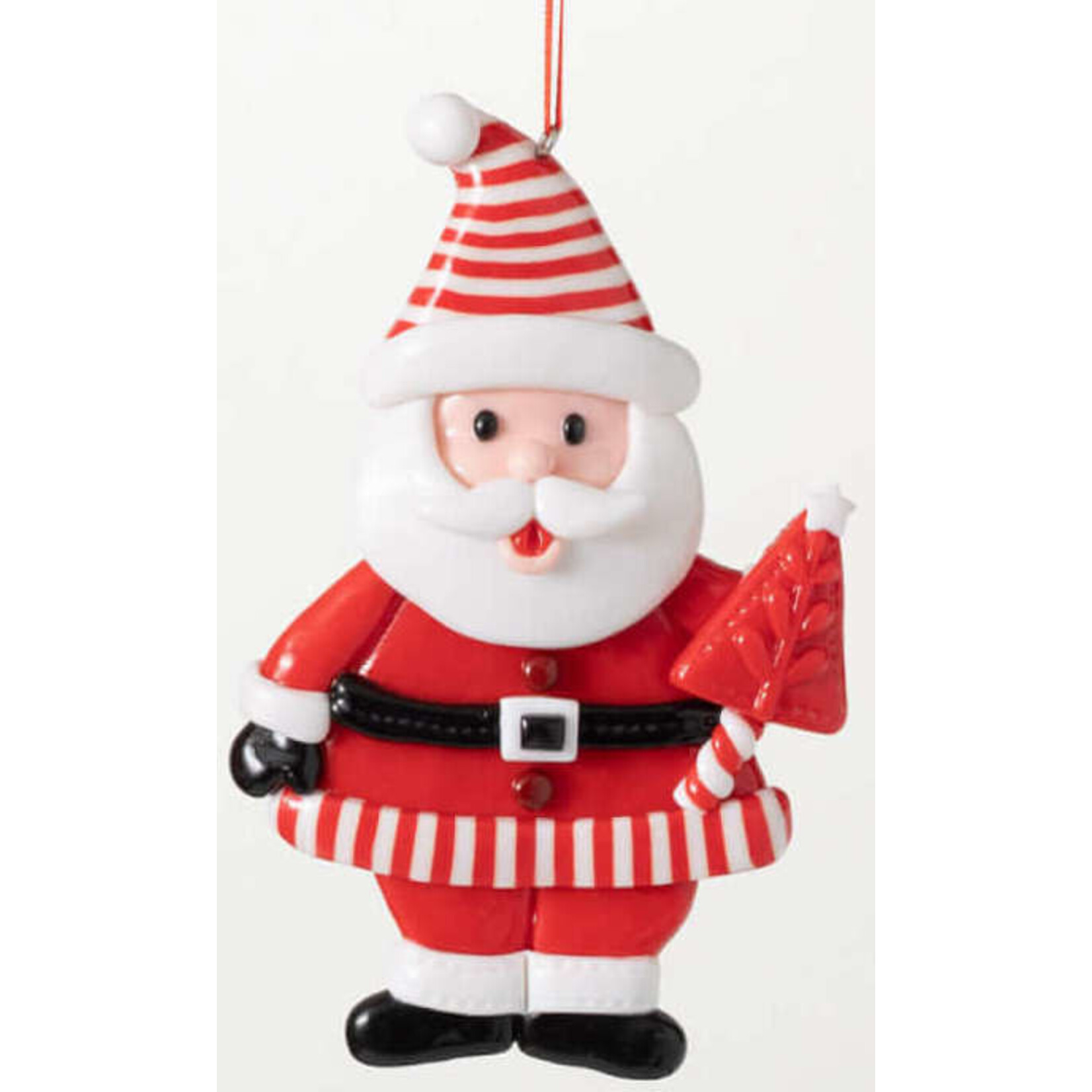 m. lynne designs santa ornament