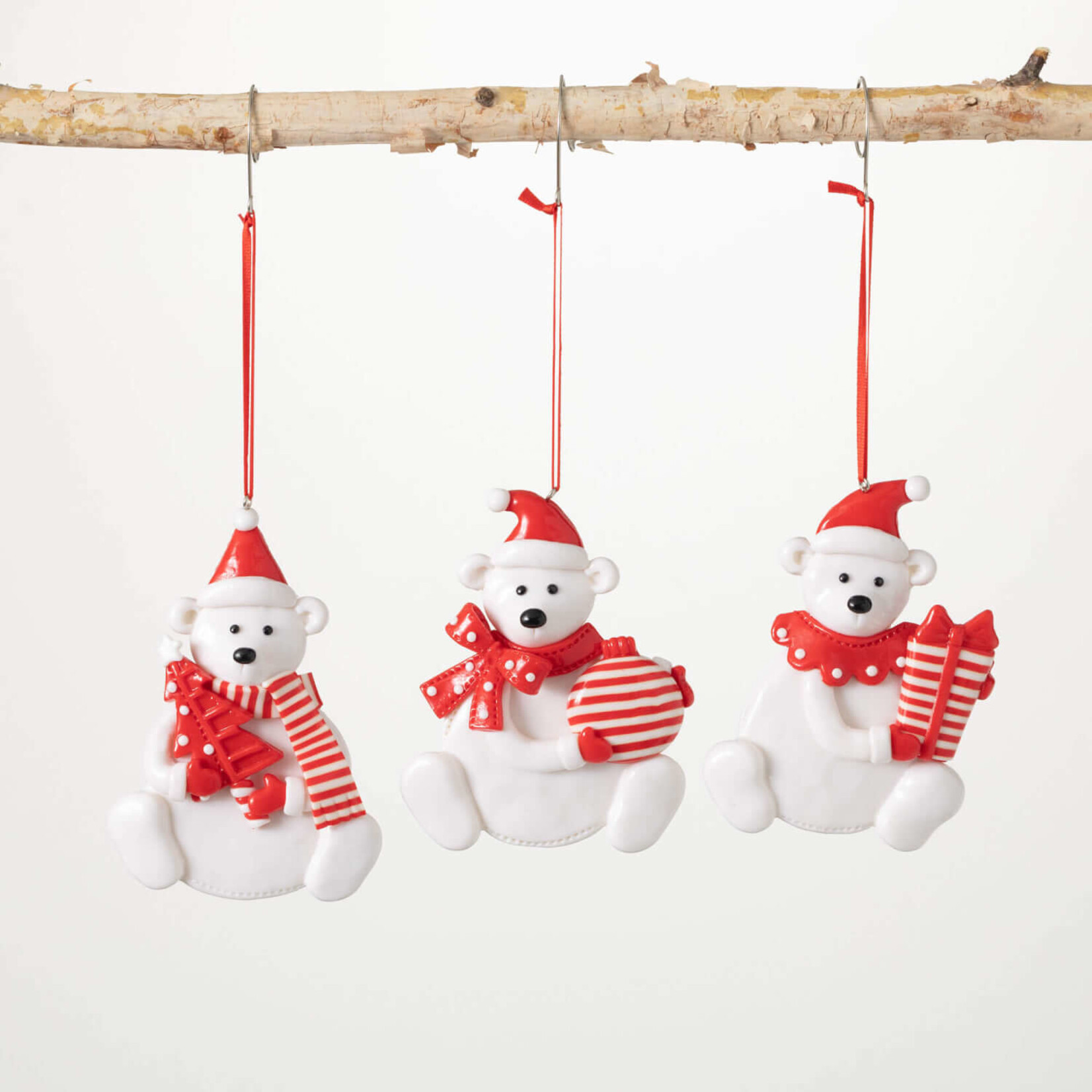 m. lynne designs polar bear ornament