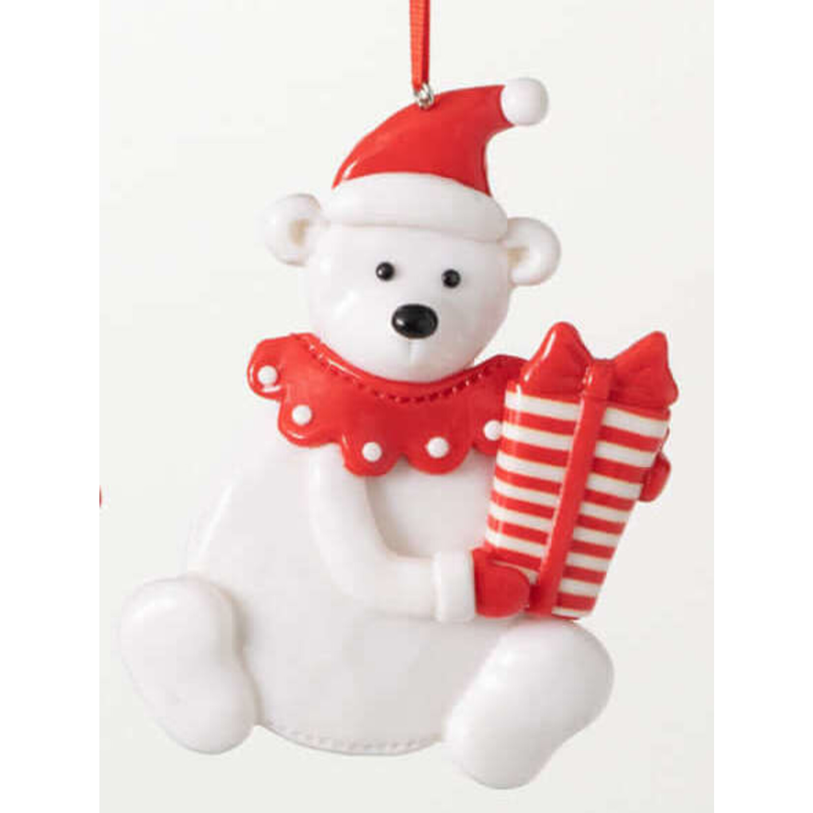 m. lynne designs polar bear ornament