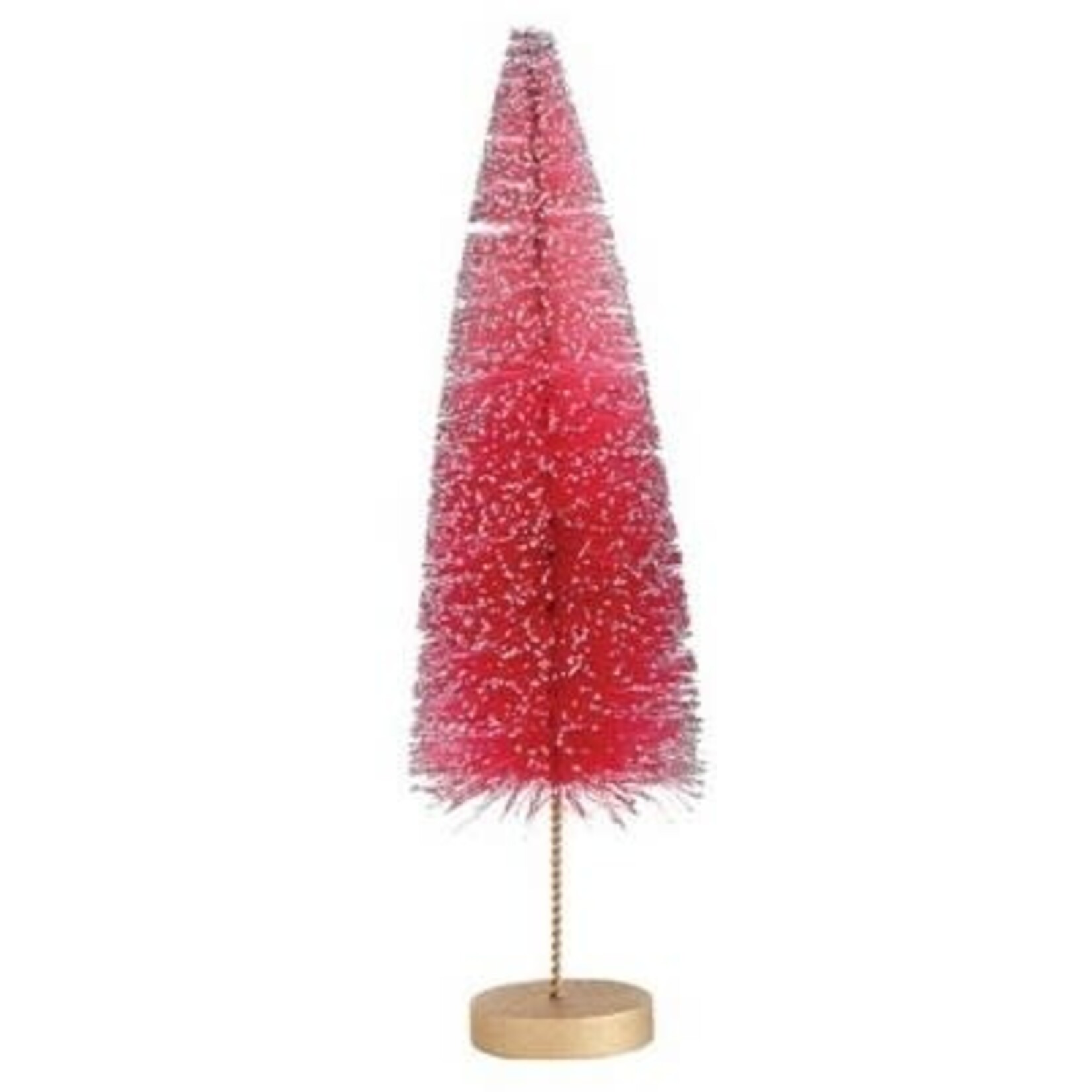 tall bottlebrush tree on gold base