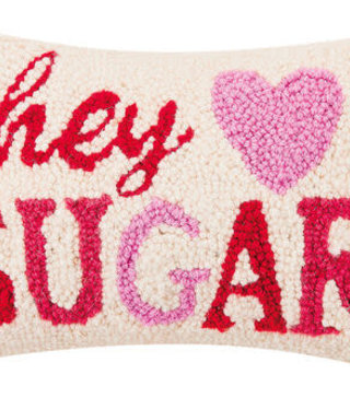 available at m. lynne designs Hey Sugar Pillow