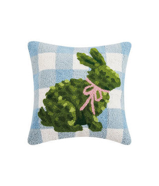 available at m. lynne designs Bunny Topiary Pillow