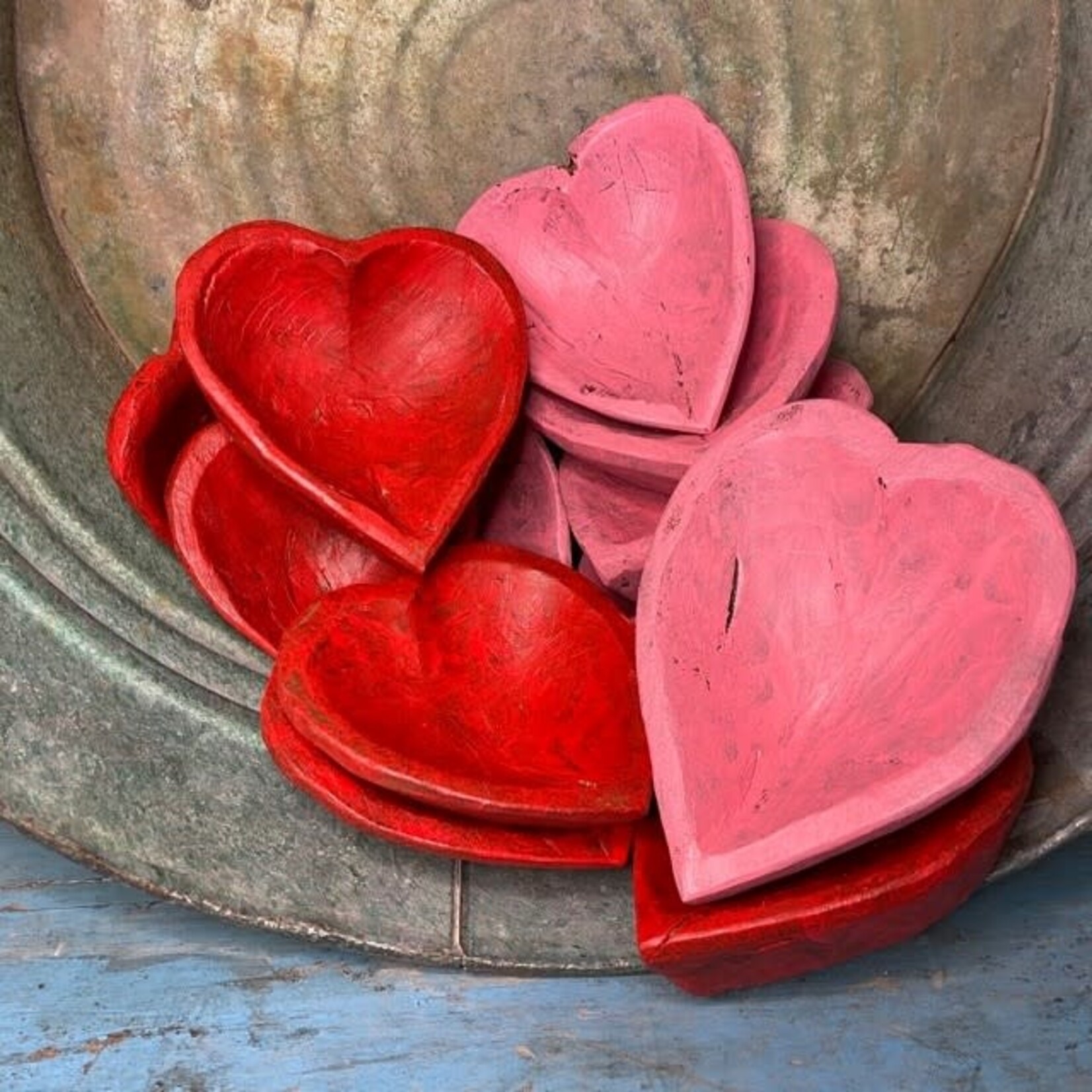 m. lynne designs pink sweet heart petite bowl