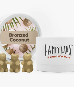 happy wax Bronzed Coconut Tin Melts