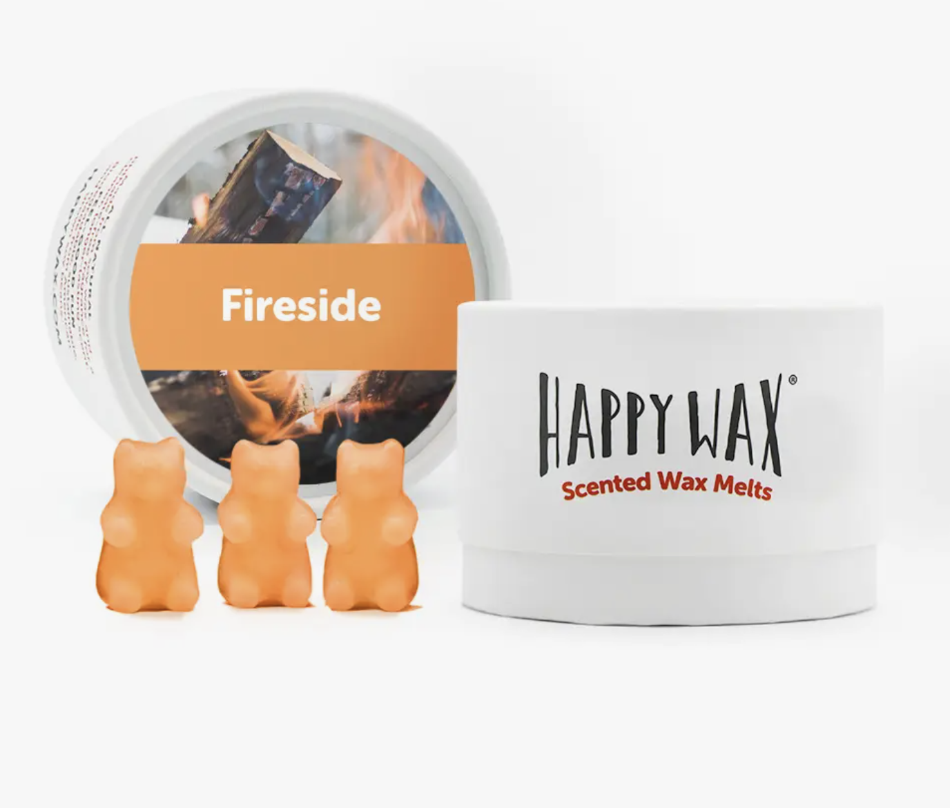 happy wax Fireside Tin Melts