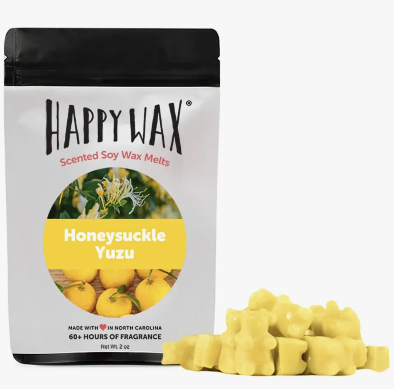 happy wax Honeysuckle Yuzu Pouch Melts