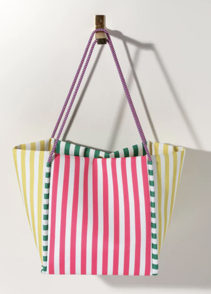 available at m. lynne designs Green Spiaggia Tote