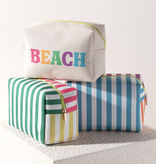 available at m. lynne designs Beach on Natural Pouch