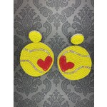 m. lynne designs tennis love earring