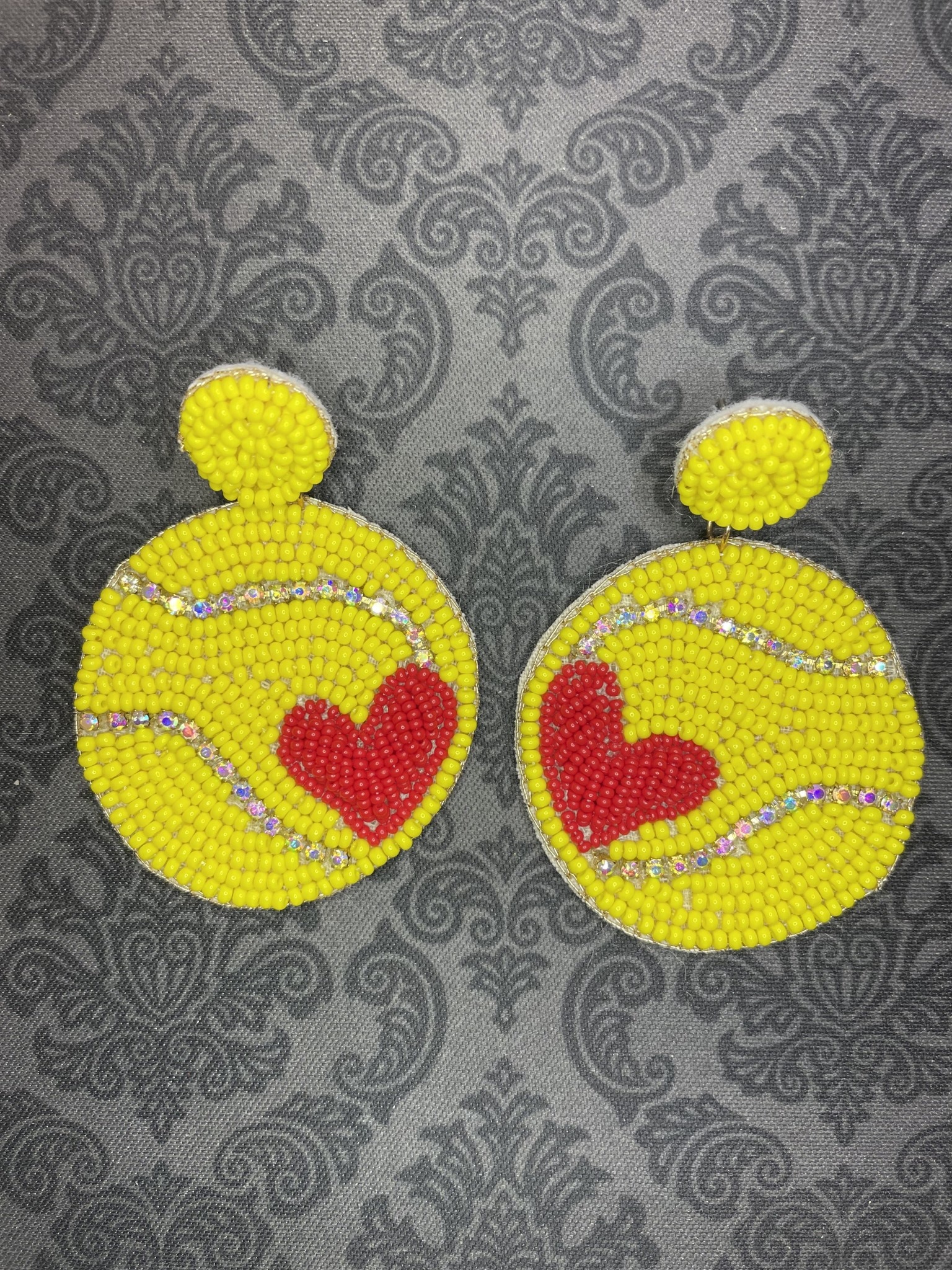 available at m. lynne designs Tennis Love Earring