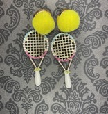 available at m. lynne designs Sparkly Tennis Racket Earring