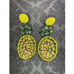 m. lynne designs beaded pineapple earring