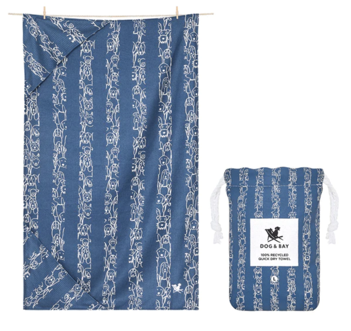dock & bay Puppy Party Dog Towel