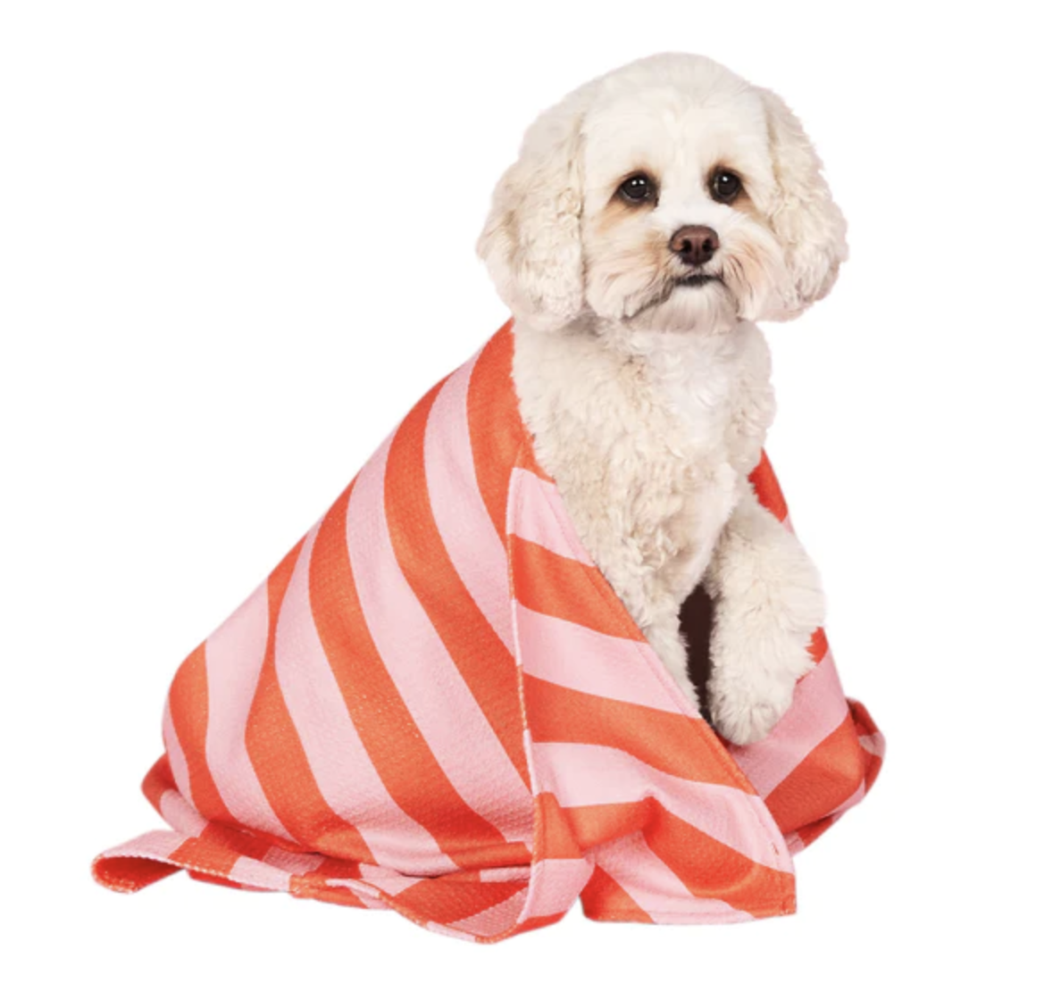 dock & bay Canine Coral Dog Towel