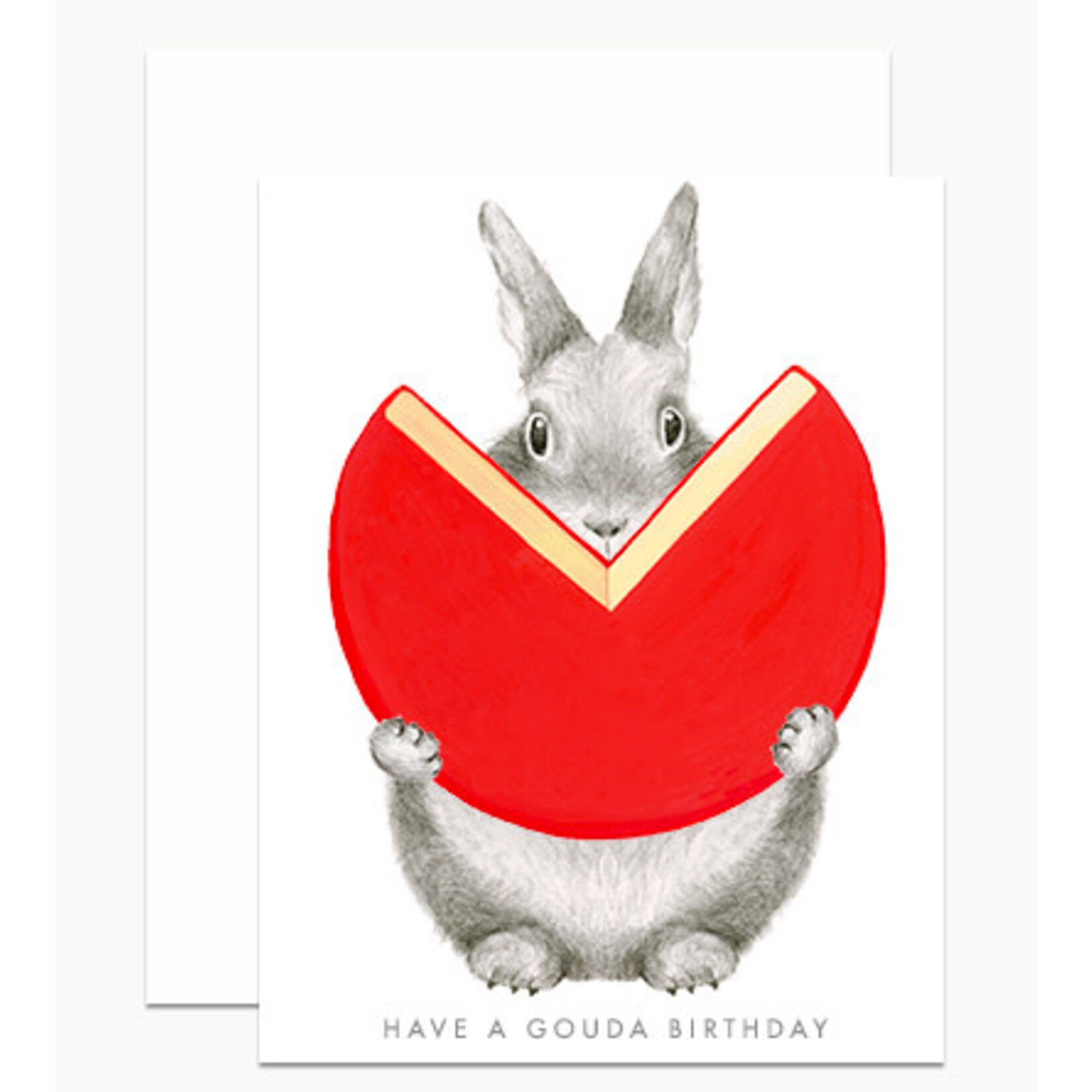 m. lynne designs have a gouda birthday card