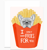 available at m. lynne designs Frenchie Fries Card