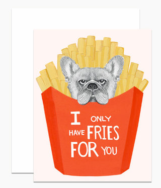 Frenchie Fries Card