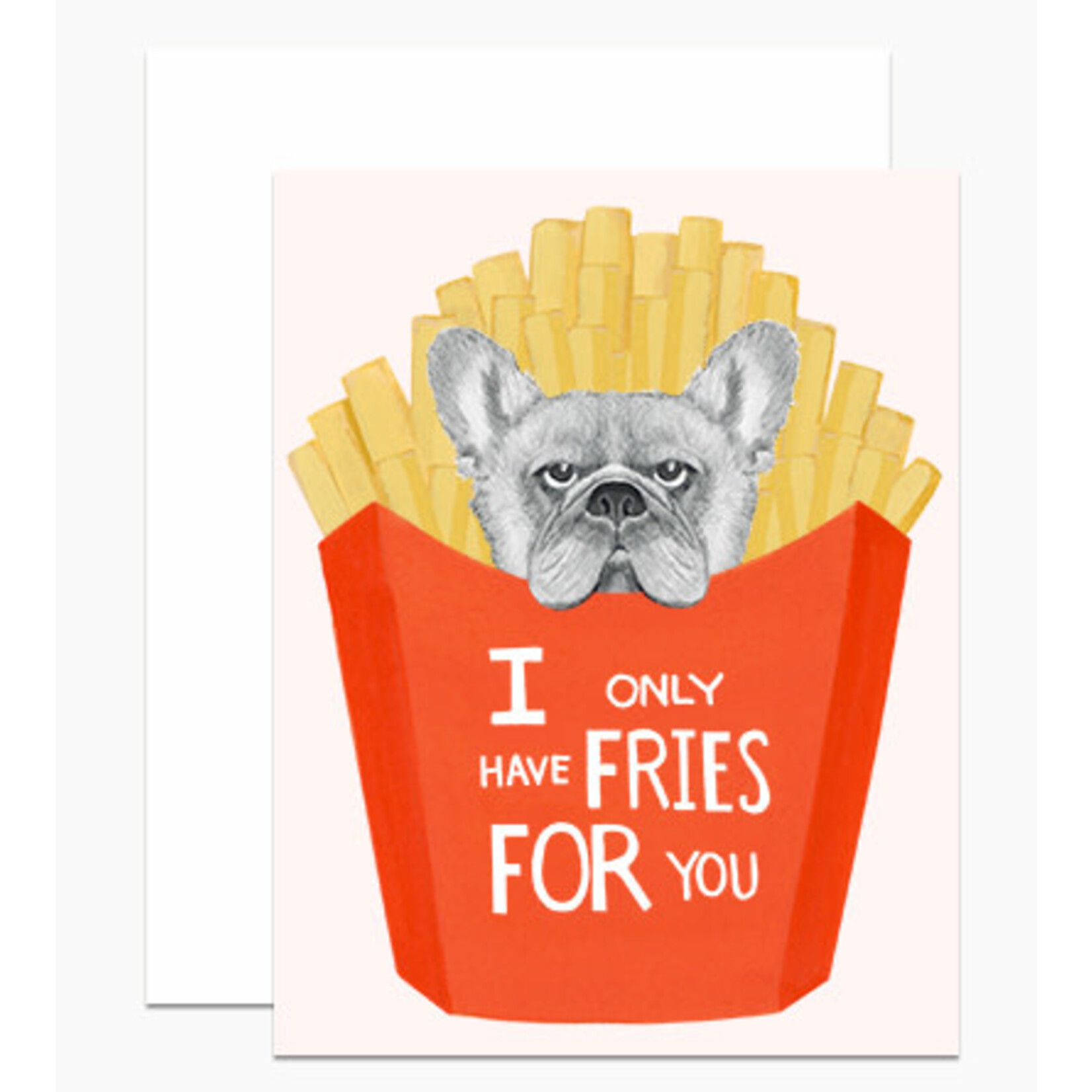 m. lynne designs frenchie fries card