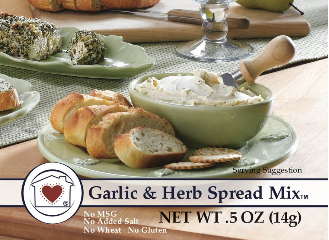 available at m. lynne designs Mini Garlic and Herb Spread Dip