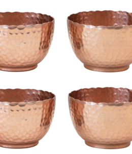 available at m. lynne designs hammered copper bowls with jute tie