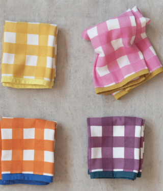 available at m. lynne designs gingham tea towel